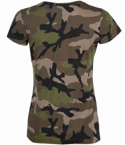 SOL'S Ladies Camo T-Shirt - BLC - L